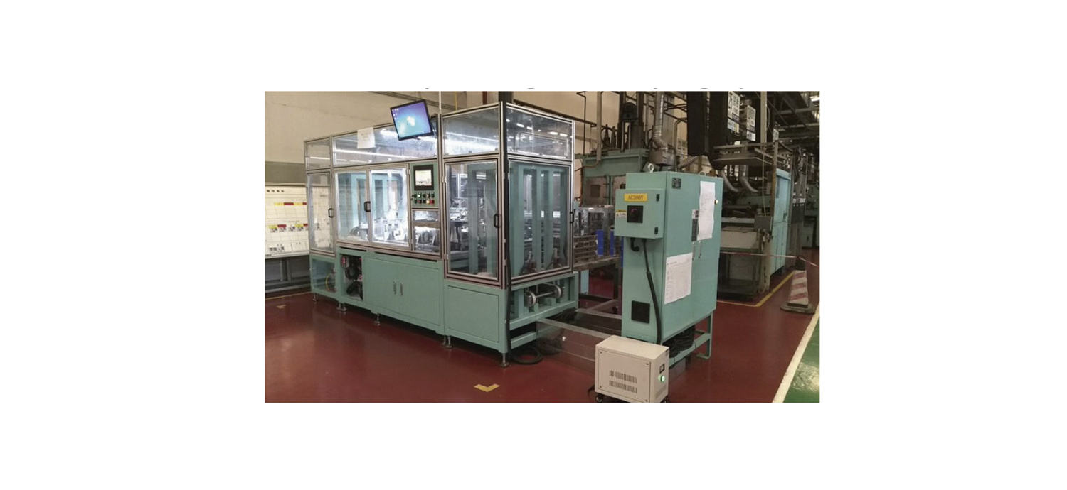 Automatic pressing of damping cylinder