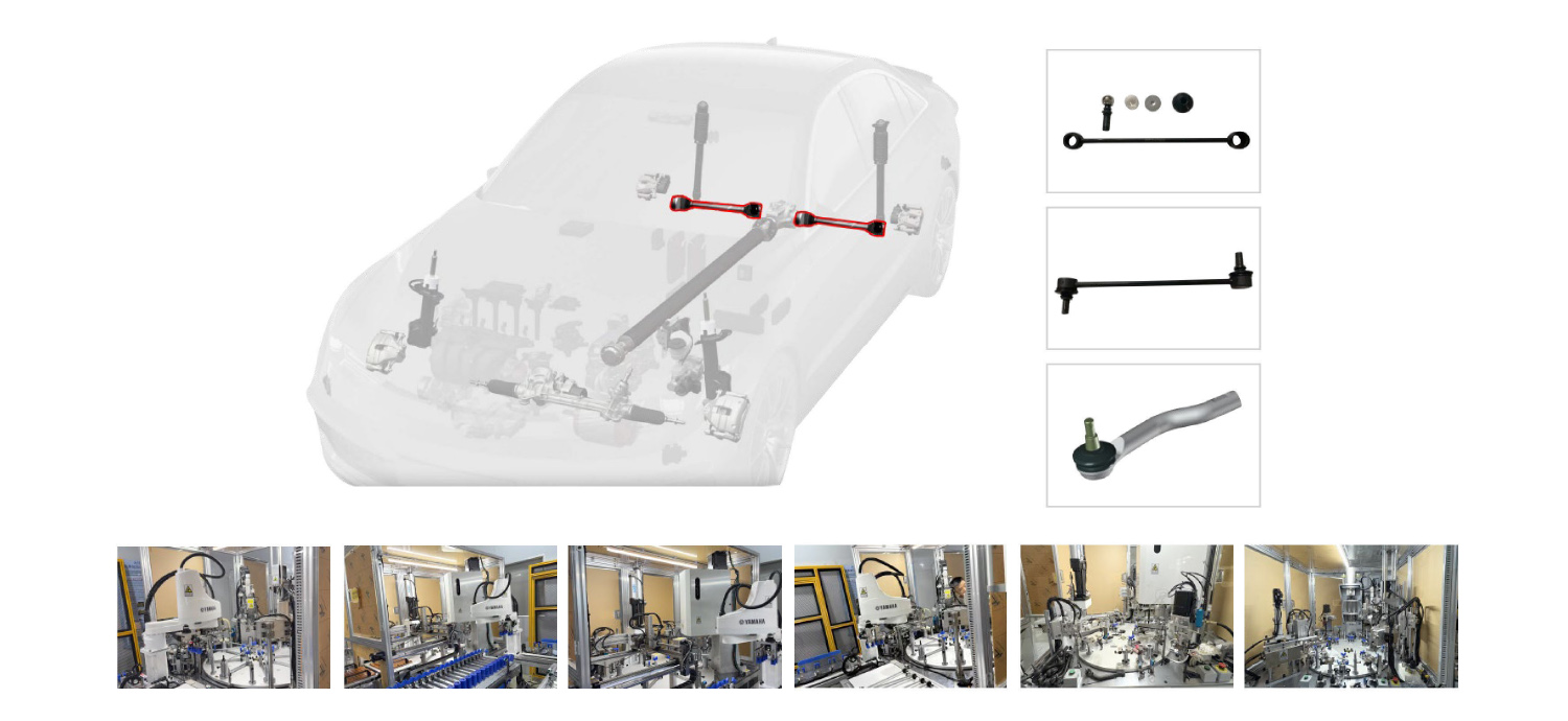 Stabilizer bar / Suspension ball of anterior- posterior production line
